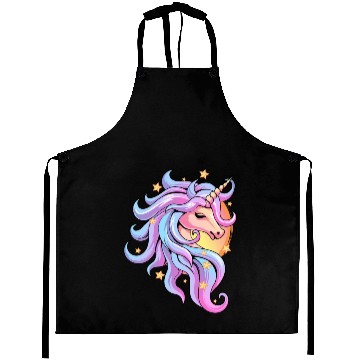 Discover Pastel Goth Unicorn Aprons