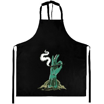Discover Marijuana in Zombie Hand Aprons