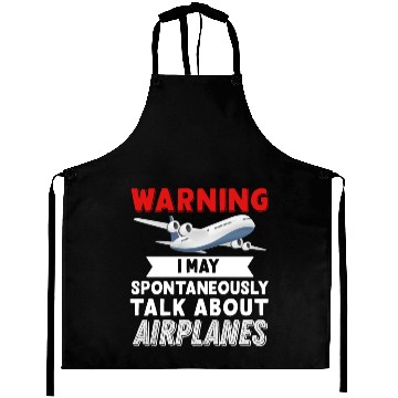 Discover I Talk about Airplanes Aprons