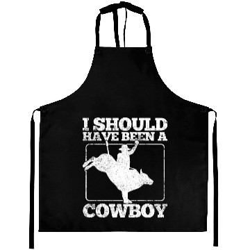 Discover Bull Riding Cowboy Aprons
