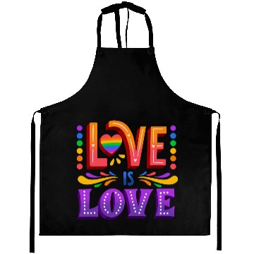 Discover love is love | lgbtq community Aprons