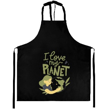 Discover Earth Day I Love My Planet Pro Environment Nature Aprons