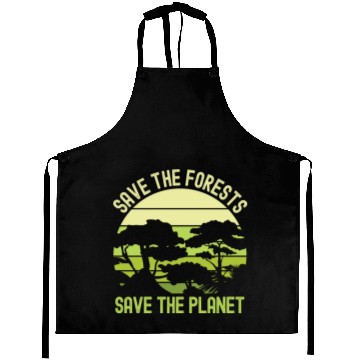 Discover Earth Day Save The Forests Save The Planet Nature Aprons