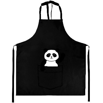 Discover Travel Chest Bag Panda Bear Waving Friendly Aprons