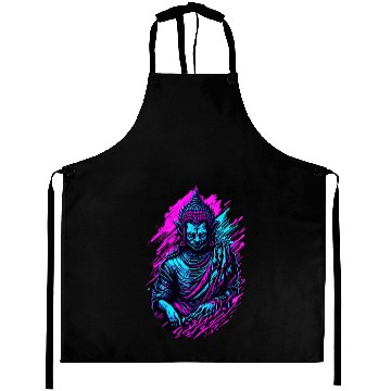 Discover Neon Buddha Aprons