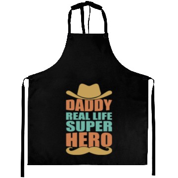 Discover daddy real life super hero Aprons
