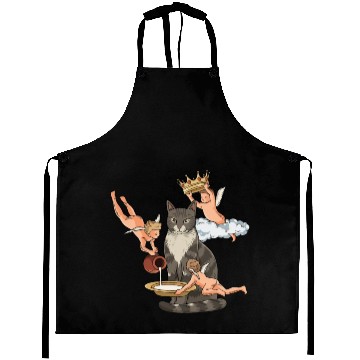 Discover Cat Lover Cat Graphic Cat Mom Aprons