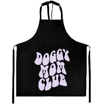 Discover Dog Moms Club retro Pet Lover Aprons