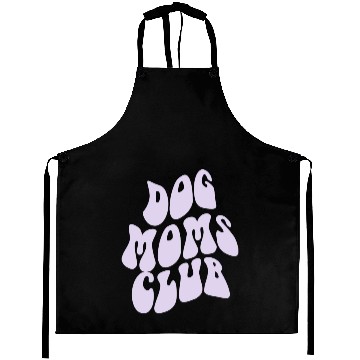 Discover Dog Moms Club retro Pet Lover Aprons