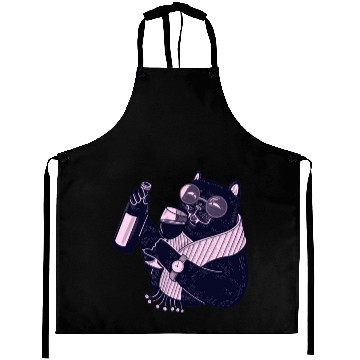 Discover drinker cat party Aprons wine lover