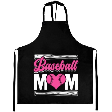 Discover Baseball Mom Athletic Player Mother's Day Baseball Aprons