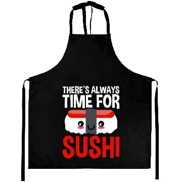 Discover There's Always Time For Sushi 2 Aprons