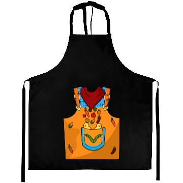 Discover Funny Farmer Farm Costume For Halloween Aprons