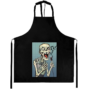 Discover Zombie Singer Aprons