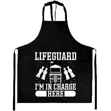 Discover Lifeguard in charge here swimming pool guard Aprons