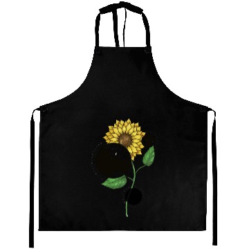 Discover sunflower black and color Aprons