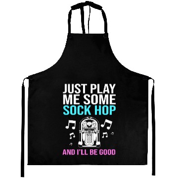 Discover Sock Hop Music Quote 50s Rockabilly Sock Hop Aprons