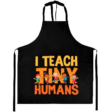 Discover I Teach Tiny Humans Preschool Teacher Aprons