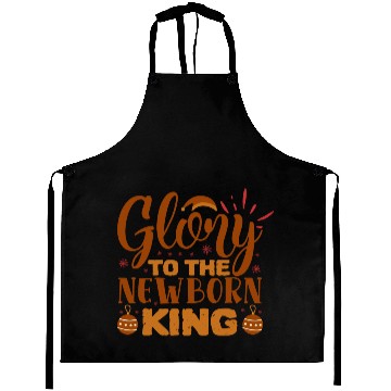 Discover Glory To The Newborn King Aprons