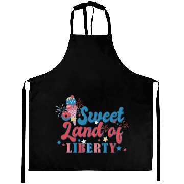 Discover Sweet Land Of Liberty Aprons
