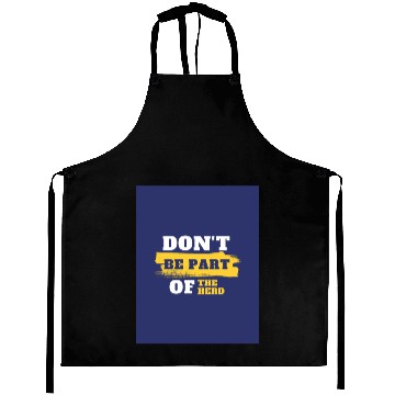 Discover Men's Black Design Aprons