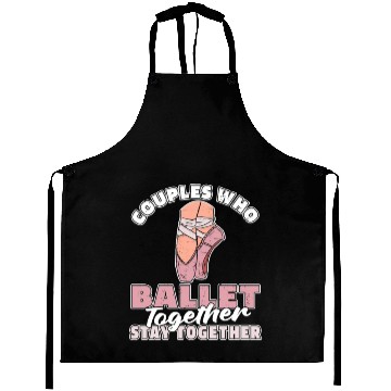 Discover Ballet Ballerina Couple Aprons