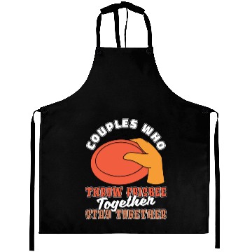 Discover Frisbee Couple Aprons