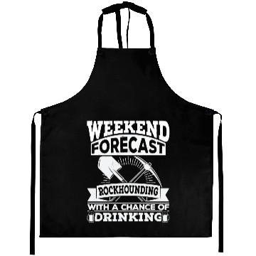 Discover Geologist Rockhound Beer Rockhounding Aprons
