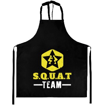 Discover Squat Team Workout Weightlifting Gym Aprons