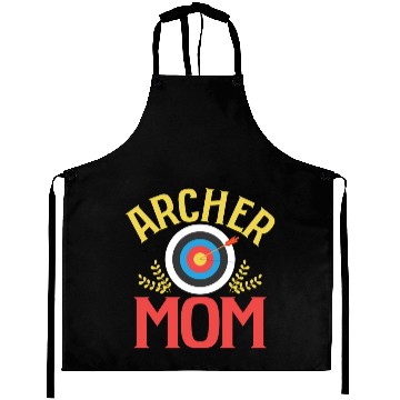 Discover Archer Mom Archery Target Bow & Arrows Aprons