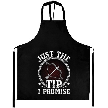 Discover Just The Tip I Promise Bow & Arrows Target Archery Aprons