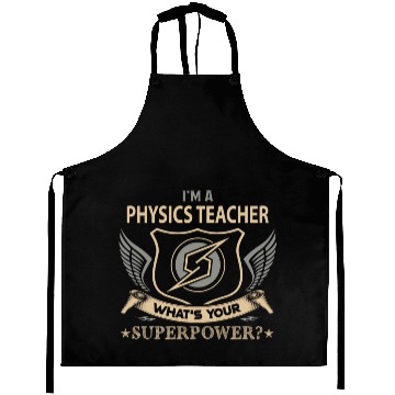 Discover Physics Teacher Aprons - Superpower Job Gift Item