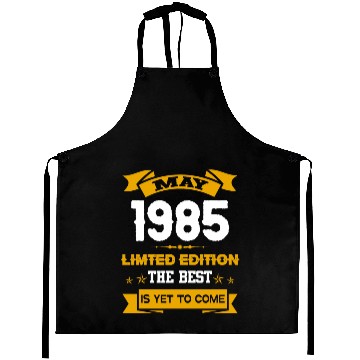 Discover May 1985 Birthday Surprise Aprons