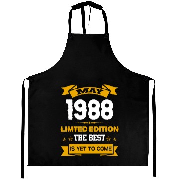 Discover May 1988 Birthday Surprise Aprons