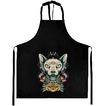 Discover Angry Sphynx Aprons