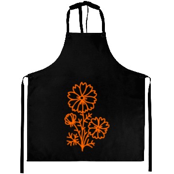 Discover flower design Vector Aprons