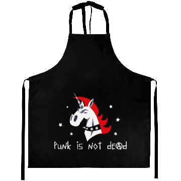 Discover Punk Is Not Dead Punk Rock Gift Idea Aprons