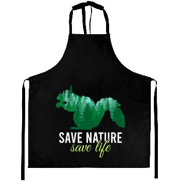 Discover Save Nature Save Life Design environment Aprons