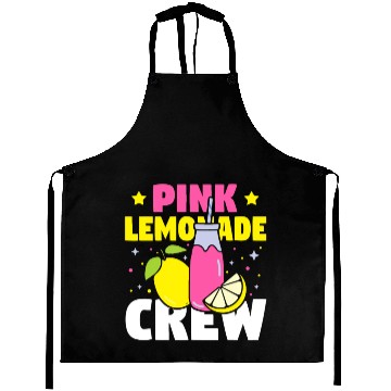 Discover Funny Pink Lemonade Crew Lemon Juice Bossfruit lov Aprons