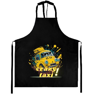 Discover crazy taxi Aprons