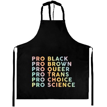 Discover Pro Black, Brown, Queer, Trans, Choice, Science Aprons