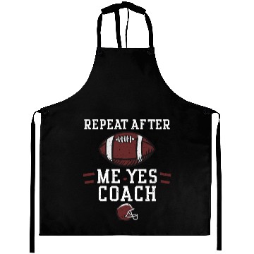 Discover Repeat After Me Yes Coach Aprons