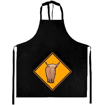 Discover Highland Cow Apparel Only Aprons