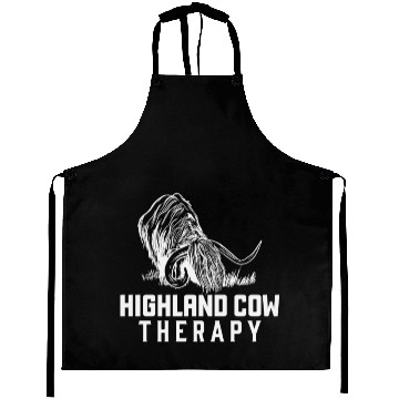 Discover Highland Cow Therapy Aprons