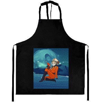 Discover Atom Punk Aesthetic Vaporwave Futuristic Aprons