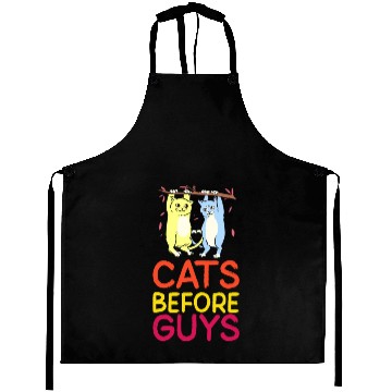 Discover Cats Before Guys spring colors Aprons