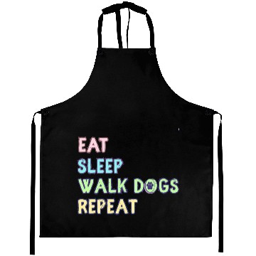 Discover Eat Sleep Walk Dog Repeat Walking Aprons
