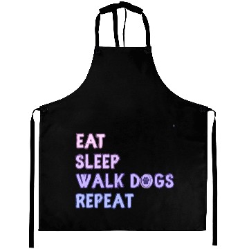 Discover Eat Sleep Walk Dog Repeat Walking Aprons