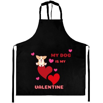 Discover My dog is my valentine . Aprons