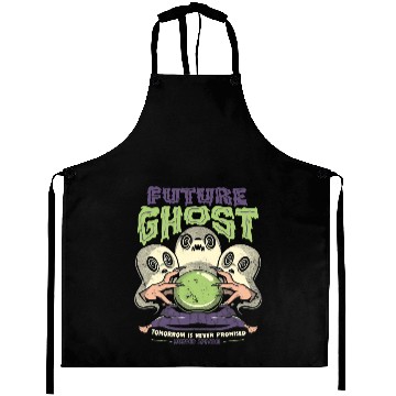 Discover Future Ghost Crystal Ball Retro 72 Aprons